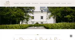 Desktop Screenshot of domainedepontdepany.fr