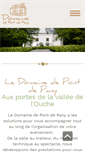 Mobile Screenshot of domainedepontdepany.fr